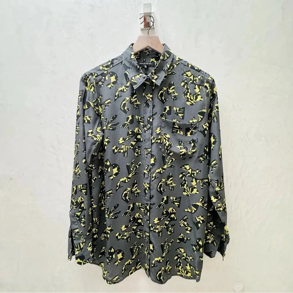 Banana Republic Silk Shirt Size S 100% Silk Luxe Statementcore - Picture 3 of 11